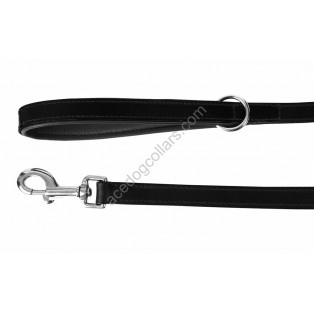 Ace Comfy Matching Leather Lead with PADDED Leather Handle ~ length 44" (10 Colors)